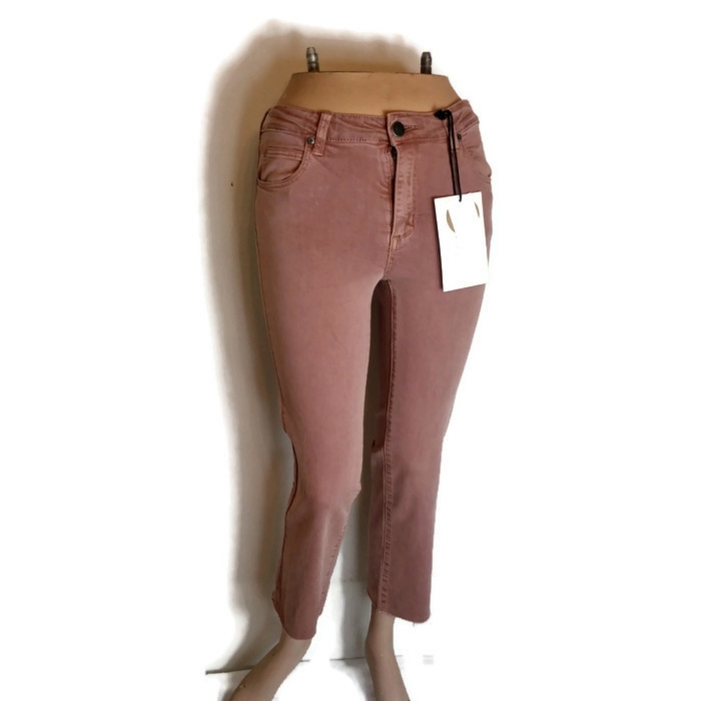 Pink Crop Jeans By Cotton On NWT
